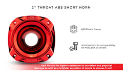 2" Throat Bolt On 35° 4.84" Depth Plastic Horn - DS18