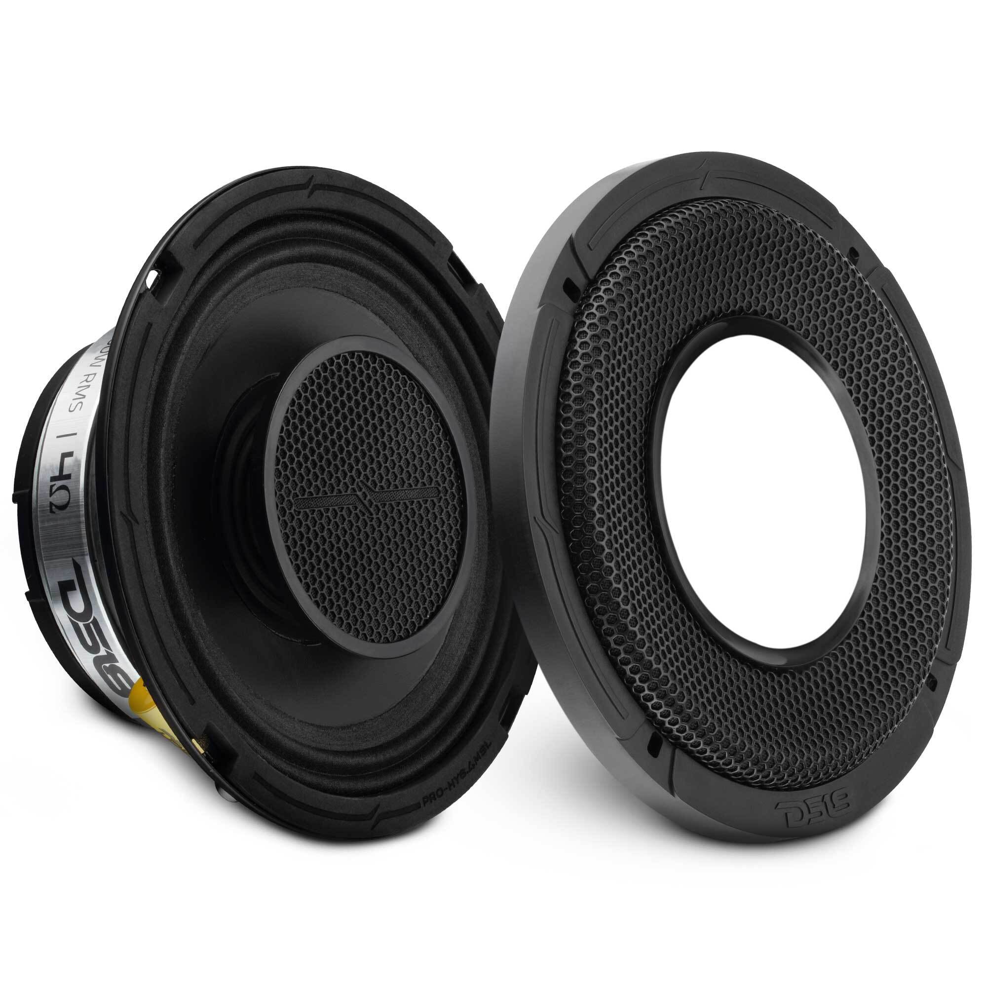 PRO 6.5" Shallow Coaxial Hybrid Mid-Range Loudspeaker with Built-in Driver | 150W RMS 4-Ohm - DS18