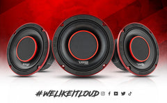 PRO 6.5" Coaxial Hybrid Mid-Range Water resistant Cone Loudspeaker with Built-in Driver 225 Watts Rms 4-Ohm - DS18