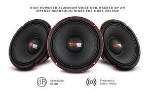 PRO 10" Neodymium Mid-Bass Loudspeaker 500 Watts Rms 4-Ohm - DS18