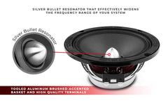 PRO 6.5" Neodymium Mid-Range Bullet Loudspeaker 250 Watts Rms 4-Ohm - DS18