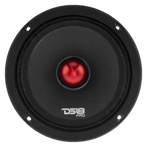 PRO 6.5" Slim Neodymium Mid-Range Loudspeaker with Bullet | 400W 4-Ohm - DS18