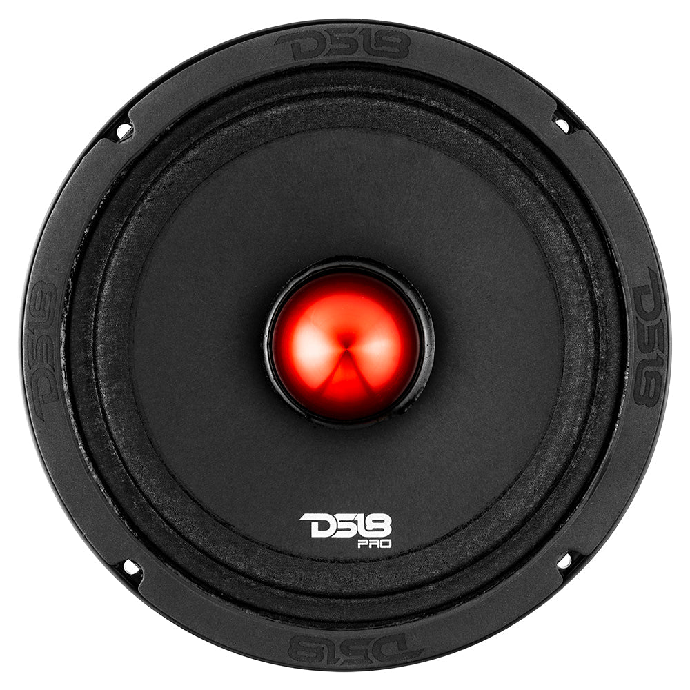 PRO 8" Slim Neodymium Mid-Range Loudspeaker with Bullet | 500W 4-Ohm - DS18