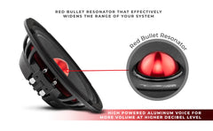 PRO 8" Slim Neodymium Mid-Range Loudspeaker with Bullet | 500W 4-Ohm - DS18