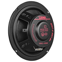 PRO 8" Shallow Neodymium Full-Range Loudspeaker 200 Watts Rms 8-Ohm - DS18