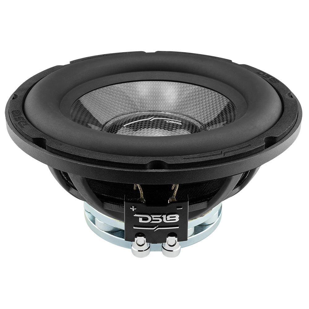 PRO 8" Neodymium Water resistant Carbon Fiber Cone Mid-Bass Woofer 250 Watts Rms 4-Ohm - DS18