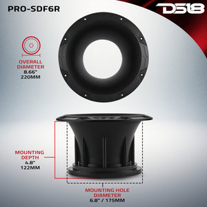 6.5” Round Bolt-On Horn Diffuser - DS18
