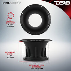 6.5” Round Bolt-On Horn Diffuser - DS18