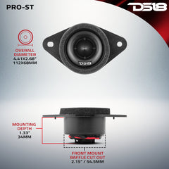 1.9" OEM Replacement Neodymium Tweeter | Compatible With Most Toyota and Subaru Vehicles - DS18