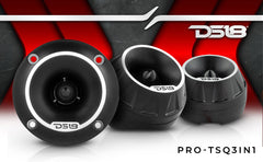 3" Surface/Flush/Angle High Compression Neodymium Super Bullet Tweeter 100 Watts 1" Aluminum 4-Ohm Vc - DS18