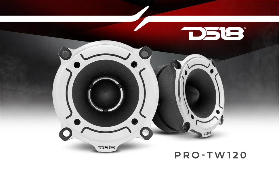 3” PRO Aluminum Super Bullet Tweeter – 240 Watts with Built in Crossover - DS18
