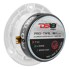 3.8" Super Bullet Tweeter with 1" Aluminum Voice Coil with RGB LED Lights - DS18