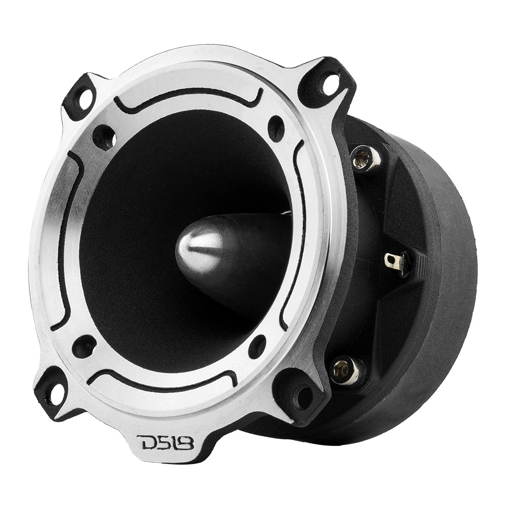 3” PRO Aluminum Super Bullet Tweeter – 240 Watts with Built in Crossover - Silver - DS18