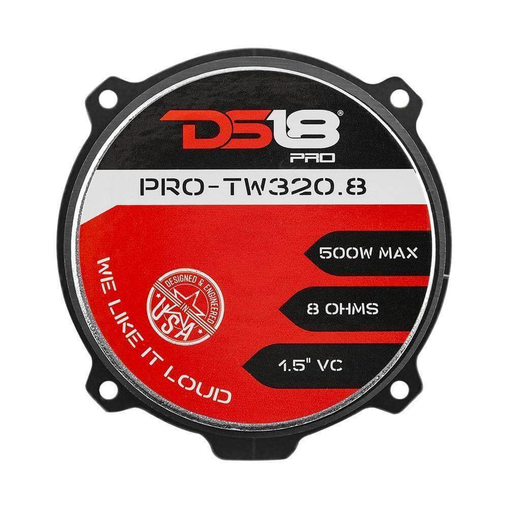 DS18 PRO-TW320.8 4" Super Tweeter with Bullet 8 Ohms (Single) - DS18