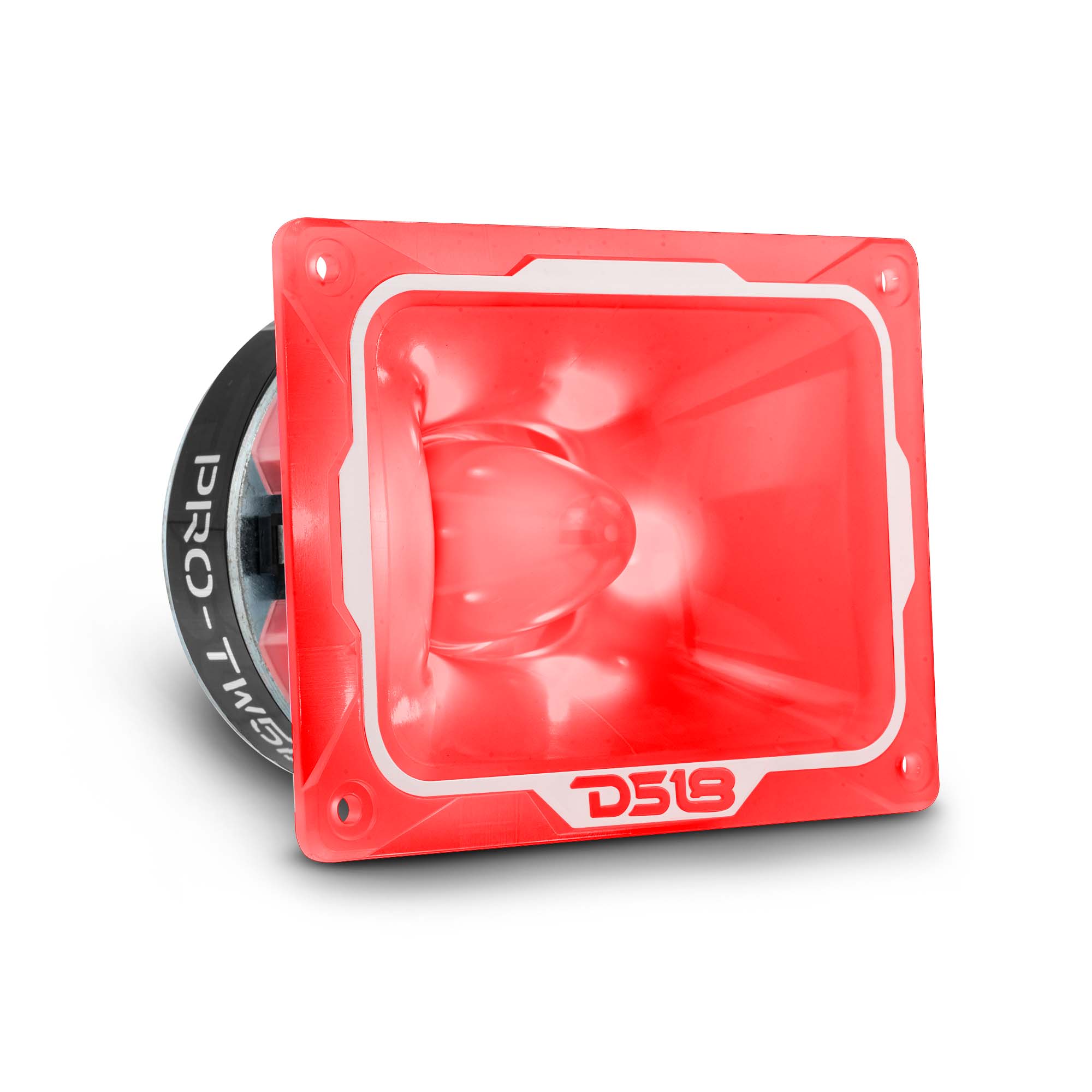 4" x 5.35" Super Bullet Tweeter 250 Watts 1.5" Aluminum 4-Ohm Vc with RGB LED Lights - DS18