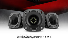 3" High Compression Neodymium Hybrid Driver/Tweeter 100 Watts 1" Polyimide 4-Ohm Vc - DS18