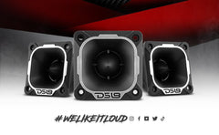 2.5"High Compression Neodymium Tweeter 100 Watts 1" Pen 4-Ohm Vc - DS18