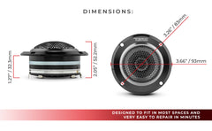 3.6" High Compression Neodymium Hybrid Driver/Tweeter 200 Watts 1.5 " Pen 4-Ohm Vc - DS18