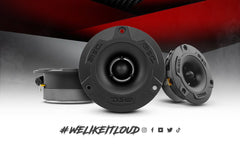3.8" Super Bullet Tweeter 120W RMS 1" Aluminum 4-Ohm Vc - DS18