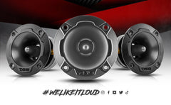 3.8" Super Bullet Tweeter 120 Watts 1" Aluminum 4-Ohm Vc - DS18