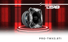 3.8" Super Bullet Tweeter | 250W RMS 1.5" Titanium 8-Ohm Vc - DS18