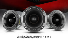 4.5" Super Bullet Tweeter 280 Watts 1.75" Titanium 4-Ohm Vc - DS18