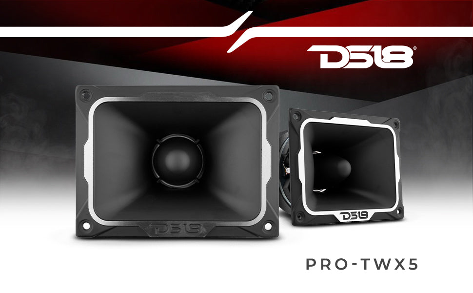 4 x 5.35" Super Bullet Tweeter 250 Watts 1.5" Aluminum 4-Ohm Vc - DS18