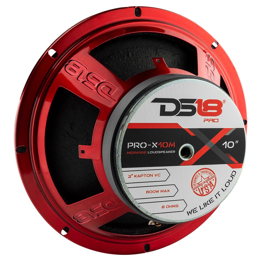PRO-X 10" Mid-Range Loudspeaker 300 Watts Rms 8-Ohm - DS18