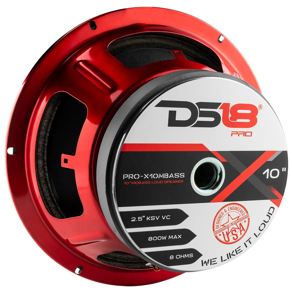 PRO-X 10" Mid-Bass Loudspeaker | 400W RMS 8-Ohm - DS18
