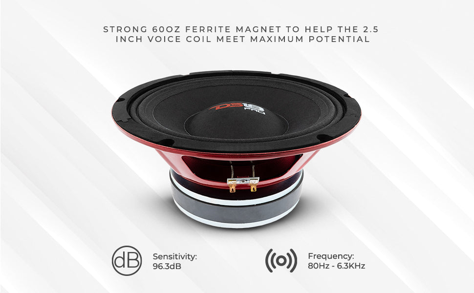 PRO-X 10" Mid-Bass Loudspeaker | 400W RMS 8-Ohm - DS18