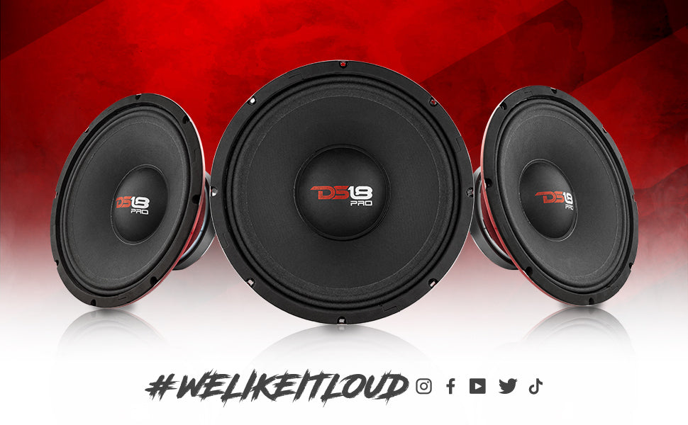 PRO-X 12" Mid-Bass Loudspeaker | 500W RMS 8-Ohm - DS18