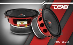 PRO-X 4" Mid-Range Loudspeaker 100 Watts Rms 8-Ohm - DS18