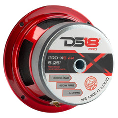 PRO-X 5.25" Mid-Range Loudspeaker 150 Watts Rms 4-Ohm - DS18