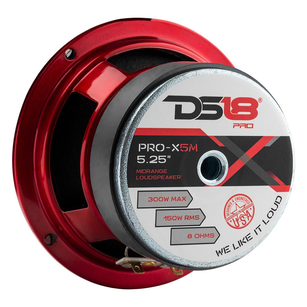 PRO-X 5.25" Mid-Range Loudspeaker 150 Watts Rms 8-Ohm - DS18