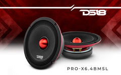 PRO-X 6.5" Shallow Mid-Range Bullet Loudspeaker | 200W RMS 4-Ohm - DS18