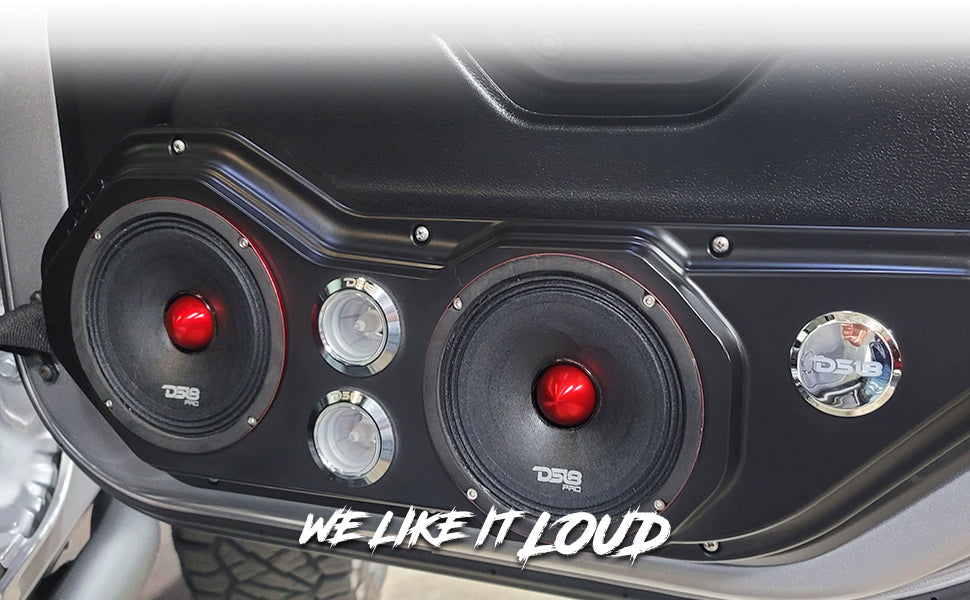 PRO-X 6.5" Shallow Mid-Range Bullet Loudspeaker | 200W RMS 4-Ohm - DS18
