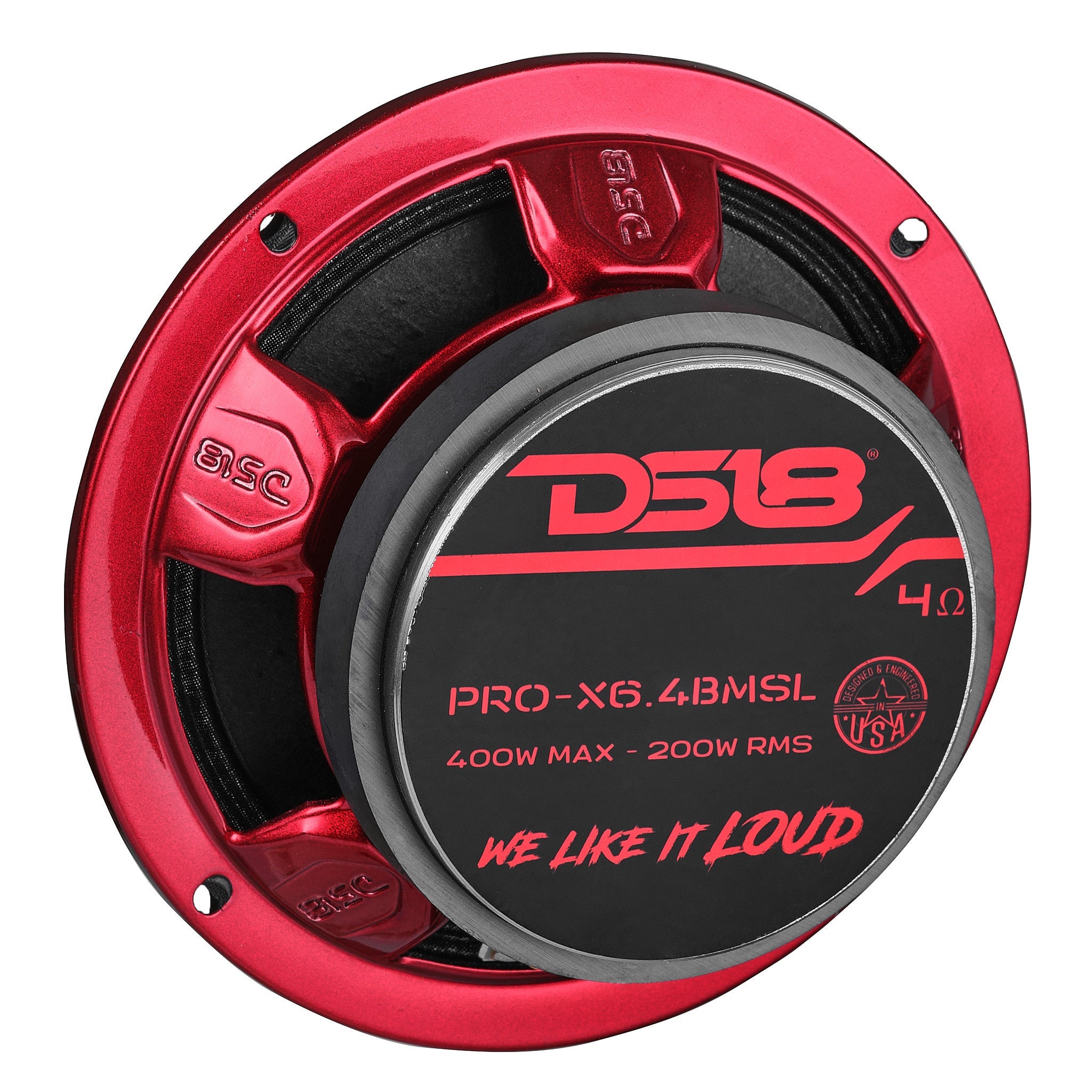 PRO-X 6.5" Shallow Mid-Range Bullet Loudspeaker | 200W RMS 4-Ohm - DS18