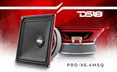 PRO 6.5" Square Midrange Loudspeaker 450 Watts 4-ohm - DS18