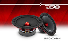 PRO-X 8" Mid-Range Bullet Loudspeaker | 275W RMS 8-Ohm - DS18