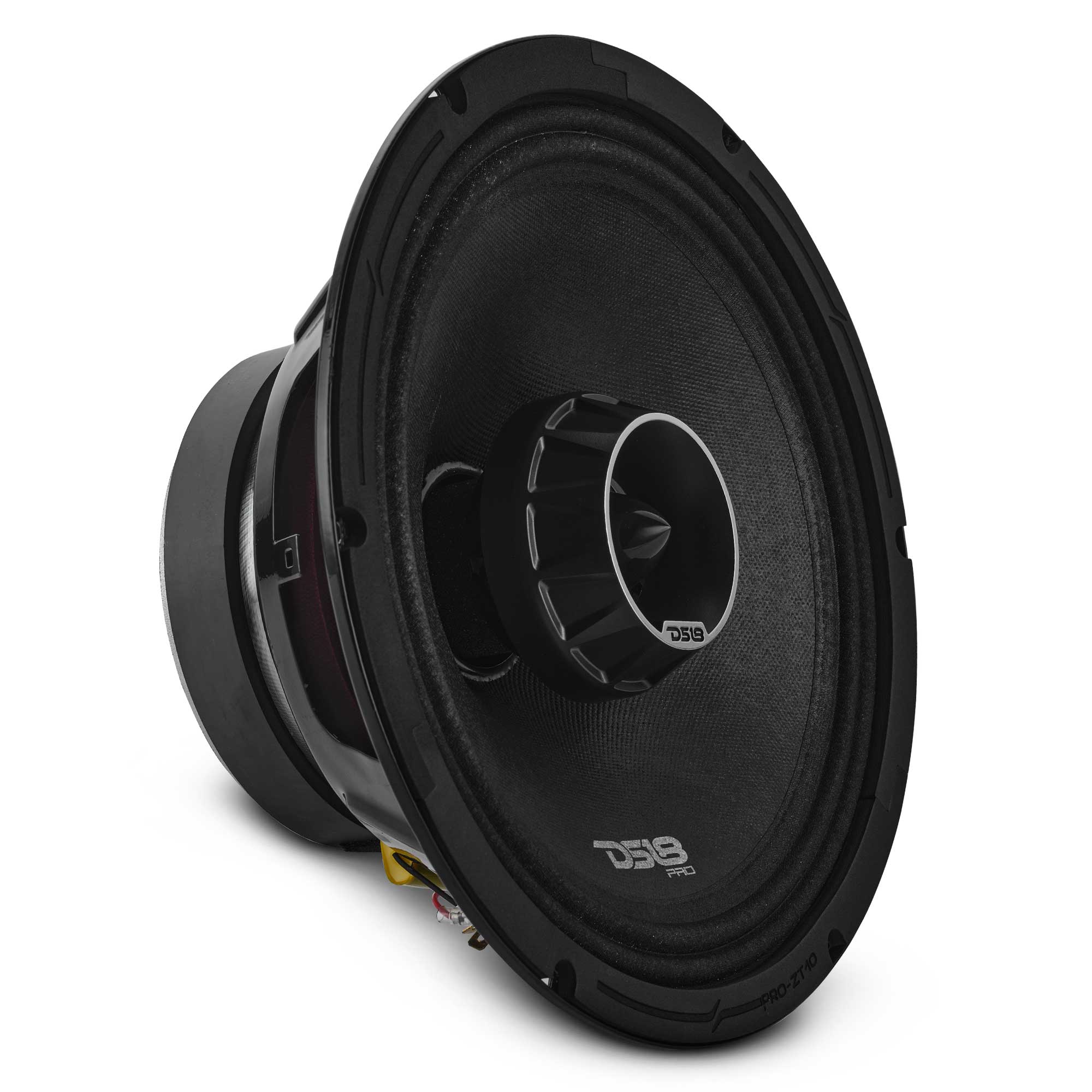 PRO-ZT 10" Coaxial Mid-Range Loudspeaker with Water-Resistant Cone Built-in Bullet Tweeter | 300W RMS 4-Ohm - DS18
