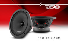 PRO-ZXI 8" Mid-Range Bullet Loudspeaker Neodymium/Ferrite Magnets | 350W RMS 4-Ohm - DS18