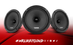 PRO-ZXI 8" Mid-Range Bullet Loudspeaker Neodymium/Ferrite Magnets | 350W RMS 4-Ohm - DS18