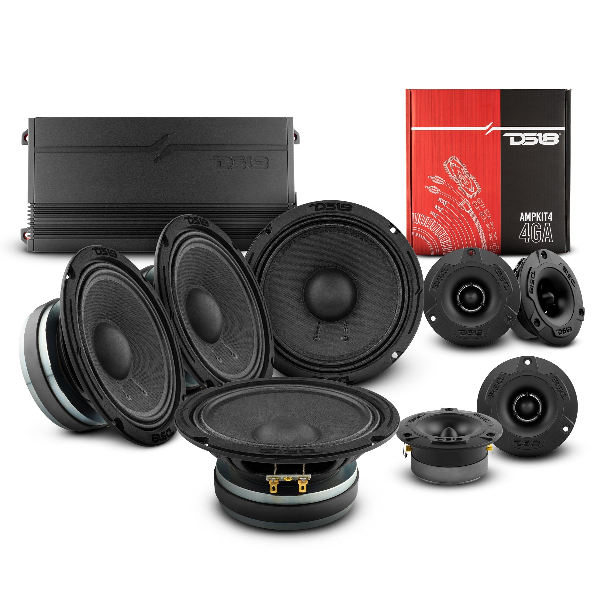 Stage1 Pro Audio Midbass Package - DS18