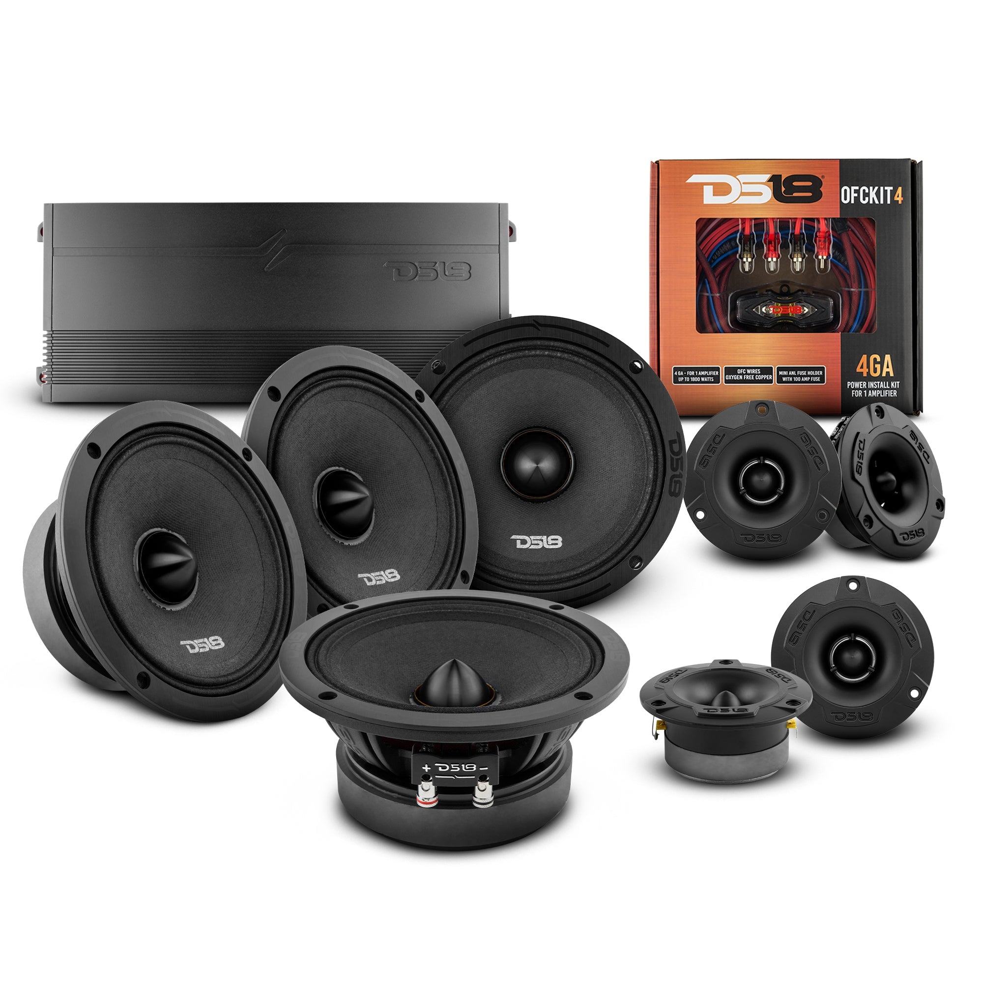 Stage3 Pro Audio Midrange Package - DS18