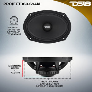 PROJECT360 - High-Sensitivity Mid-High Loudspeakers with Rotating Recone Design For Quick Repair 4-Ohm - DS18