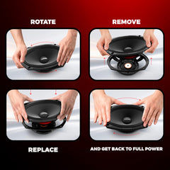 PROJECT360 6x9” Rotating Recone Replacement Kit 8-Ohm - DS18