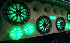 4.5" Super Bullet Tweeter 280 Watts 1.75" Titanium 4-Ohm Vc with RGB LED Lights - DS18