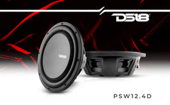 PS Shallow-Mount Water Resistant 12" Subwoofer | 600W RMS DVC 4-Ohm - DS18