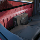10” Amplified Shallow Subwoofer Enclosure for Pickup Trucks - DS18