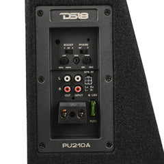 10" Active Subwoofer Shallow Enclosure with 10" Passive Subwoofer For Pickup Trucks - DS18